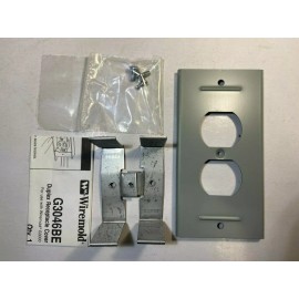 Wiremold Legrand Duplex Receptacle Cover 3000-Series Raceway Gray G3046BE SEALED