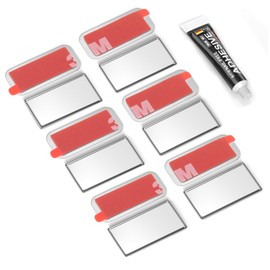 Tonitrui Cabinet Door Magnetic Catch, 6 Pack 0.08in Cabinet Door Magnets for Wardrobe Closet Shutter Drawer Cabinet Closure