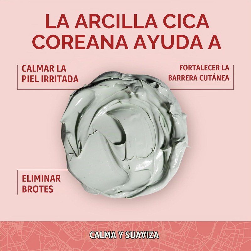 Korean Cica Clay Mask by Freeman for Unisex - 6