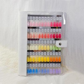 네일아트 앨범형 마그네틱 분리 120팁 전시 네일팁북 (WFJO7BX) Nail Art Album Type Magnetic Removable 120 Tip Display Nail Tip Book (WFJO7BX)