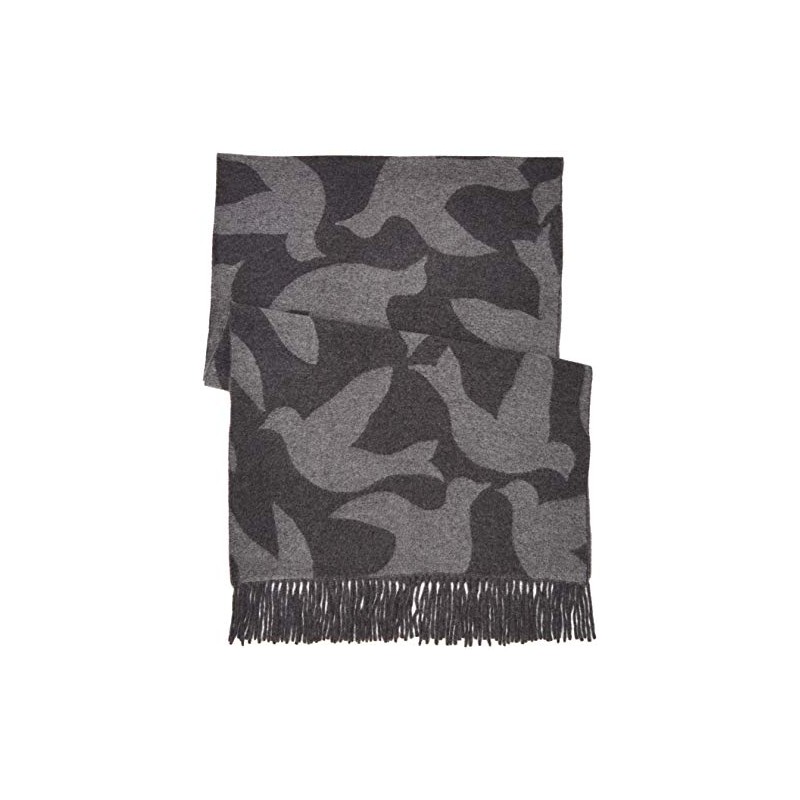 GANT Women's O2. Dove Scarf, Grey (Charcoal Melange), One Size