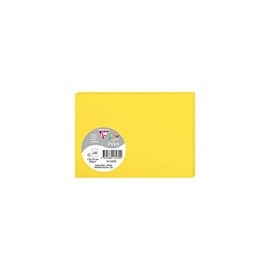 Clairefontaine - Ref 1323C - Pollen Card (Pack of 25 Sheets) - 110 x 155mm Sized, Acid Free, Inkjet & Laser Compatible, Easy to Write On, 210gsm Card - Intensive Yellow