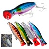 4 Señuelos De 43g Kit Pesca Superficial Mar Playa Río