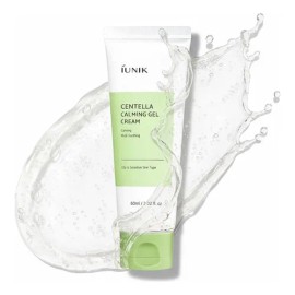 IUNIK Crema Facial Coreana K-Beauty Vegana con Centella Asitica Calmante y rbol de T, Trata Acn y Roscea Control Grasa e Imperfecciones, Puntos...    