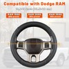 GIANT PANDA Car Steering Wheel Cover for RAM 1500 2500