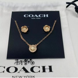 COACH Necklace and Stud Set. MRP $125