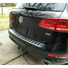 Rear Trunk Lid License Plate Bracket for Volkswagen VW Touareg 2011–2018–Holder Set with Bolts Relocator Adapter Tailgate Trunk Lid Tag Mount Mounting Kit Quality Plate Holders Premium Car Accessories