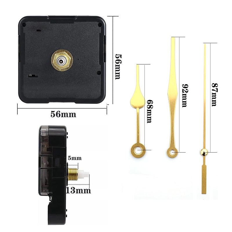 Clock Movement Handmade Wall Clock Clock Movement Clock Shaft Hand