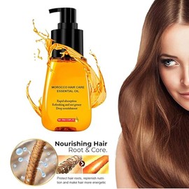 Sérum capilar para cabello encrespado, sérum capilar anti-encrespamiento para un cabello suave y brillante, sérum Morocco Oil aceite esencial natural 
