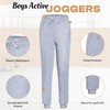 Victory League Boy’s 4-Pack Active Fleece Joggers Kids Pants Boys,