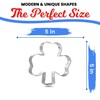 Foose Shamrock Cookie Cutter 5 Inch –Tin Plated Steel Cookie