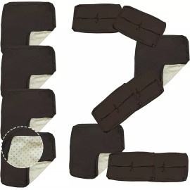 Bextile 12 Piece Outdoor Patio Cushion Covers Replacement Water-Resistan