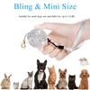 Bling Retractable Dog Leash for Small Dogs Cats Rabbit Up