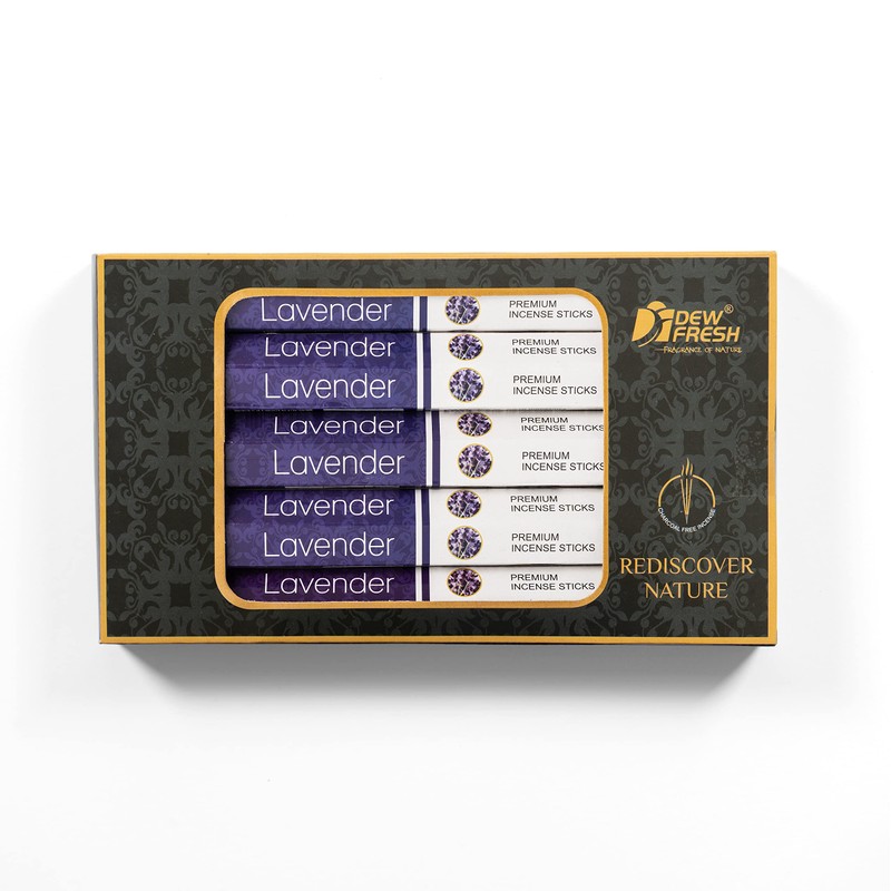 Dew Fresh Natural Incense Sticks, Set of 125 Sticks (25