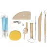 14 Pcs Clay Tools Portable Multipurpose DIY Crafts Pottery Shaping