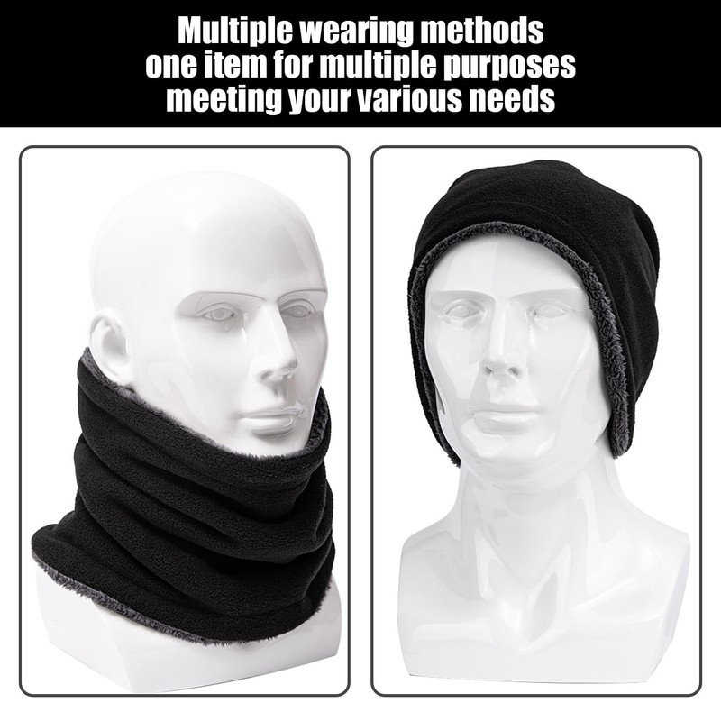 2 Pieces Of Fleece Masks, Adjustable Masks, Warm Masks, Windproof