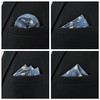 S&W SHLAX&WING 5-Piece Set Men's Pocket Square 32cm Formal Handkerchief