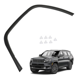 munirater Wheel Eyebrows Wheel Arch TrimFlare Molding Trim Front Left Side Plastic Black Replacement for 2016-2022 Grand Cherokee 5XT69RXFAC