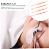 Gatuida 4 pcs Stainless Steel Eyelash Extension Tweezers Ergonomic Design