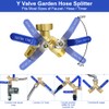 Hose Splitter 2 Way Heavy Duty Garden Hose Splitter with