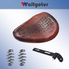 waltyotur Motorcycle Soft Leather Solo Seat Spring Bracket Replacement for