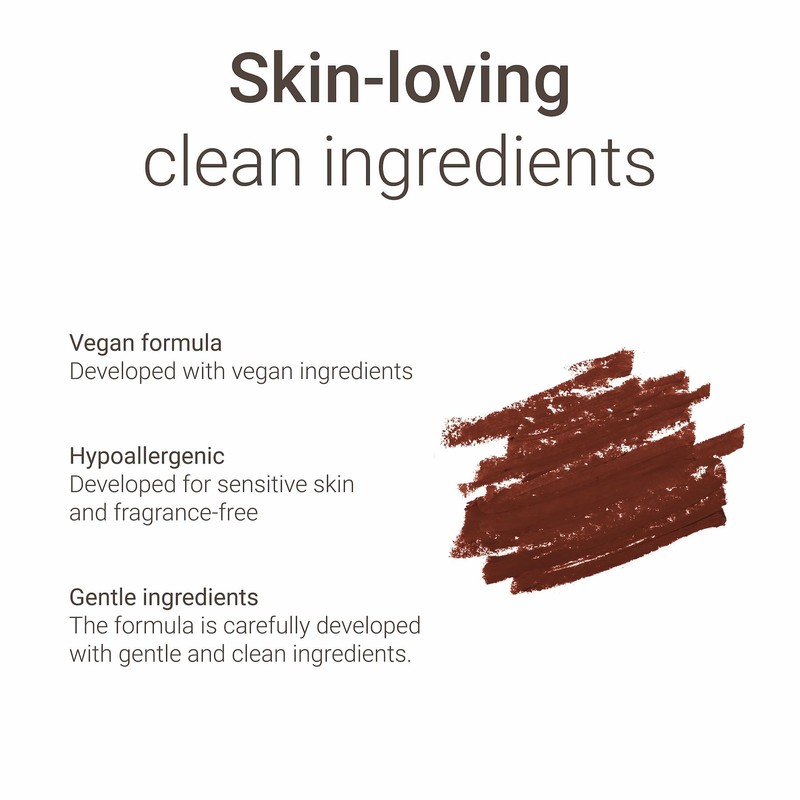 Sandstone Scandinavia Hypoallergenic Lipliner Nude Attitude | Vegan Dark Brown