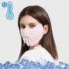 Unisex Cooling Air Sports Golf UV Protection Mask Pink 2ea