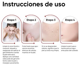 Gel Exfoliante Purificante 2 Piezas - Suave para Rostro, Limpia Suciedad, Aceites y Contaminação | Hidrata, Regula Equilibrio Agua-Aceite, Apto para Todas las Pieles (Grasa, Seca, Mixta)