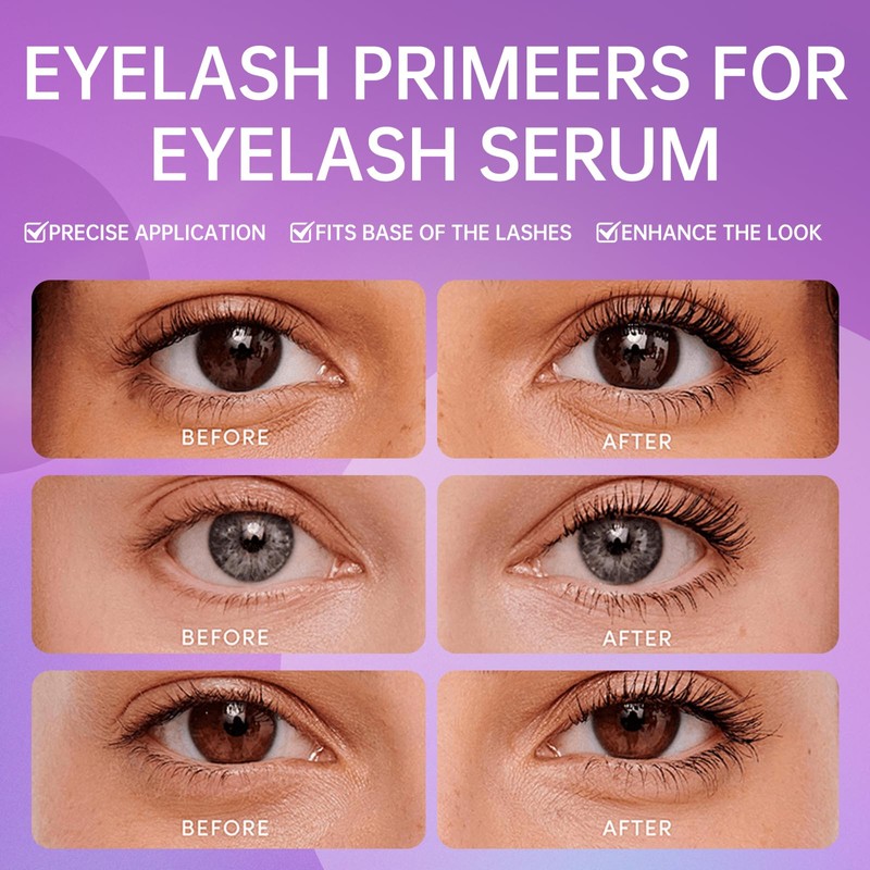 FREEMOOD Eyelash Growth Serum,2-In-1 Lash and Eyebrows Booster For Fuller,
