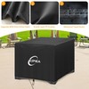 Kipiea Square Fire Pit Cover - Upgraded 600D Strong Tear