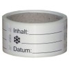 Freezer Labels, Foil Freezer Stickers, 62 x 30 mm, Black