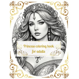 Princess Coloring Book for adults