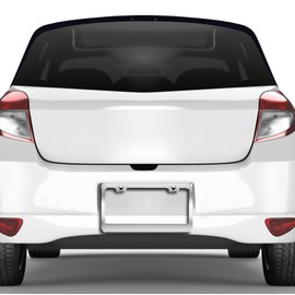 Makoroni - YES WE Know What Causes IT Causes Chrome Metal License Plate Frame Tag Holder, #j29