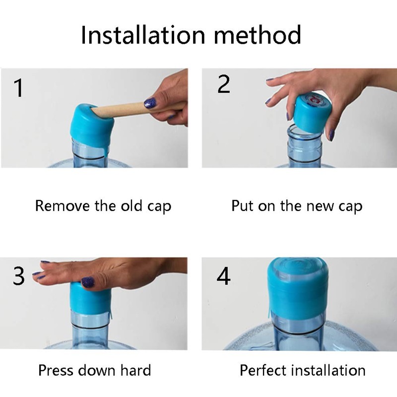 30 Pack Gallon Water Bottle Caps,Non Spill Water Bottle Caps