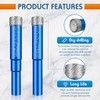 Dry Diamond Drill Bits Set 6 PCs Small Diamond Hole
