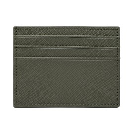 Wholesale Slim Leather Id Cardholder Credit Card Wallet Holder Saffiano PU Leather Money Clip Credit Card Holdercolor: Gray