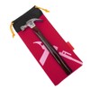 Alomejor Tent Peg Bag Camping Portable Tent Stakes Bag Hammer