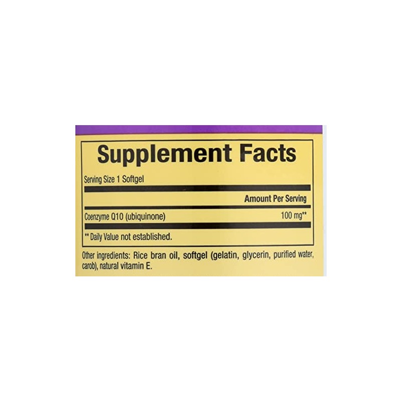 Natural Factors – Coenzima Q10 100 mg – Soporte antioxidante