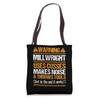 Millwright Industrial Mechanic Throws Tools Millwright Tote Bag