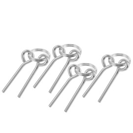 Gatuida 4pcs Heavy Duty Galvanized Metal Tent Pegs Lightweight Ground Stakes for Camping and Garden Use Durable Camping Pegs for Secure Tarp and Tent Anchoring