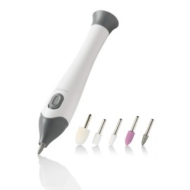 medisana MP 810 Electric Manicure & Pedicure Kit with 5 Nail Care Attachments for Nails, Cuticle and Callus