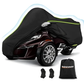 for Can-Am Spyder RT Full Cover 2010-2019, 420D Heavy Duty Waterproof Cover for Outdoor Storage Fits for Can Am Spyder RT Limited Accessories 2010-2019