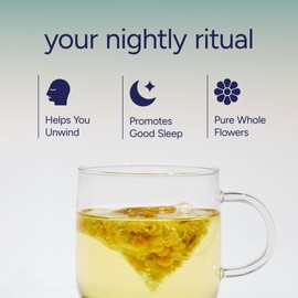 Cydno Chamomile Tea - Tea to Relax Mind & Body - Caffeine-Free - Vegan & Plastic-Free - 15 Pyramid Tea Bags