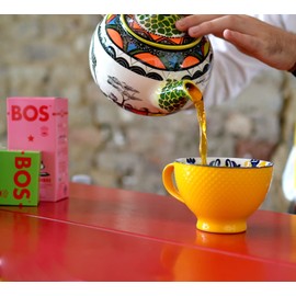 BOS Strawberry & Vanilla Flavoured Organic Rooibos Carton, 50 g, 20 Teabags (Pack of 1)