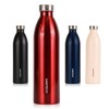 SANTECO Stainless Steel Drinking Bottle 1 L, 100% Leak-Proof Thermos