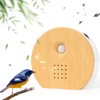 LZDMY Bird Chirping Box Motion Sensor with Wall Mount, Natural