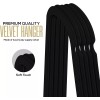 Unbranded 15 Pack Velvet Hangers Clothes Heavy Duty Non Slip