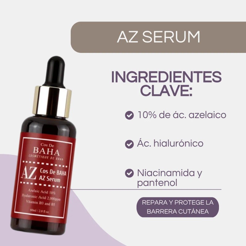 Suero Facial Cos De Baha Az Ácido Azelaico 10% 60ml