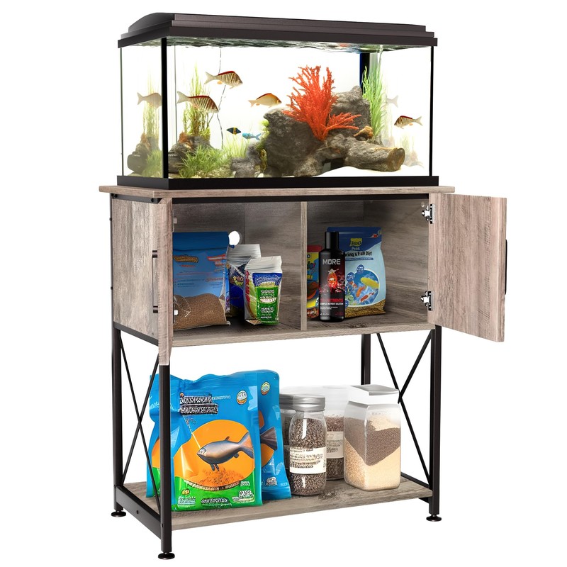 Herture 20-29 Gallon Aquarium Stand Metal Frame Fish Tank Stand