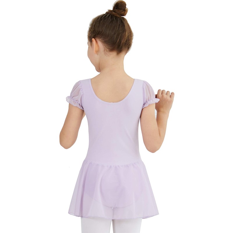 Leotardo de ballet para niñas pequeñas para danza, falda con